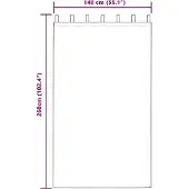 vidaXL Verdunkelungsvorhänge 2 pcs Dunkelgrün 140 x 260 cm Samt
