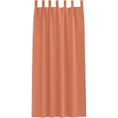 vidaXL Verdunkelungs-Vorhänge mit Ringen 2 stk. Terrakotta Polyester
