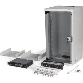 Digitus 10" Netzwerk-Set, 12HE Wandgehäuse und Zubehör, gr SOHO PRO Version