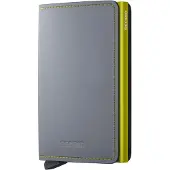 Secrid Slimwallet Matte grey & lime