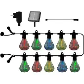 Sirius Marcus Solar Lichterkette Starter-Set Bunt 3 m 10 LED Warmweiß