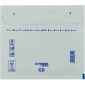 BNTOFFICE Luftpolstertaschen für CDs/DVDs, 180 x 165mm, haftklebend, weiß, 100 Stück