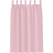 vidaXL Verdunkelungs-Vorhänge mit Ringen 2 stk. Babyrosa 175 x 140 cm