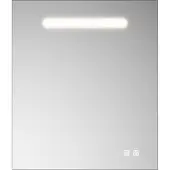 Burgbad Eqio Leuchtspiegel mit LED-Beleuchtung, 1 Sensorschalter, Handyhalter, 600x30x700mm, SIIX060PN258