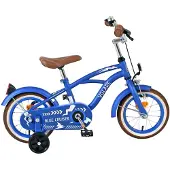Volare Blue Cruiser Kinderfahrrad - Jungen - 12 Zoll - Blau - 85 % zusammengebaut