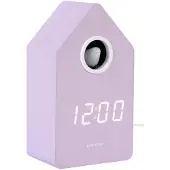 Karlsson - Wecker Cuckoo Led - Violett - 9x9x15.8cm