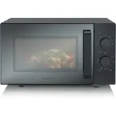 Severin Solo Mikrowelle mit Glasboden MW 7782 mattschwarz