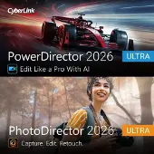 Cyberlink PowerDirector 2026 Ultra & PhotoDirector 2026 Ultra Download Code