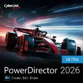 Cyberlink PowerDirector 2026 Ultra / 1PC / Dauerlizenz / Lizenz per E-Mail