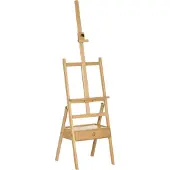 EStore - Staffelei - 43,5L x 43B x 150-190H cm - natur