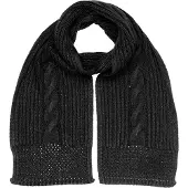 Collezione alessandro Strickschal "Warm" 1 Stk. mit Zopfmuster und dezentem Glitzer