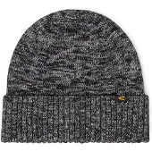 Camel active Beanie aus reiner Baumwolle in Schwarz | Gr.: onesize
