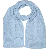 Collezione alessandro Strickschal "Warm" 1 Stk. mit Zopfmuster und dezentem Glitzer
