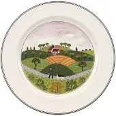 Villeroy & Boch Frühstücksteller "Frühstücksteller Jäger Design Naif ø 21 cm bunt"
