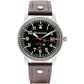 Messerschmitt ME163-80-3 Herrenuhr für Flieger Komet 163 Braun/Schwarz