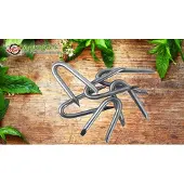 Aquagart 1 kg Krampen Drahtschlaufen Wildzaun Forstzaun Zaun