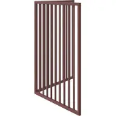 vidaXL 2-tlg. Hundetor Faltbar Braun 160 cm Pappelholz