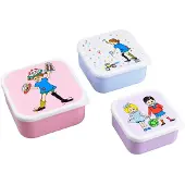 Peppi Pitkätossu Geburtstag Snackbox 3er-Pack