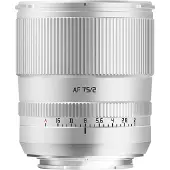 TTArtisan AF 75mm f2 Sony FE (Vollformat) silber