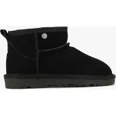 Mjúka Cardstone Warm gefüttert Stiefel, Schwarz, 29