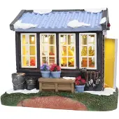 Santaville Hobby-Gewächshaus mit LED Polyresin 16 cm (multi)
