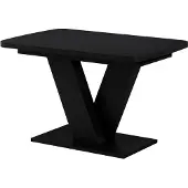 Vicco Esstisch Fenaro Schwarz 120 x 80 cm ausziehbar, Model 58000