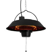 Vonroc Infrarot Heizstrahler hängend Terrasse 1500W - Deckenheizstrahler Außen