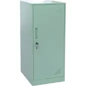 Mendler Spind MCW-P63, Schließfach Wertfachschrank Schließfachschrank Tür Kleiderstange, 90x38x45cm Stahl mintgrün