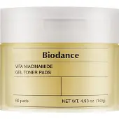 BIODANCE Vita Niacinamide Gel Toner Pad 60 Stück