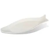 Wilmax Fischplatte 31.5 cm aus Porzellan Weiß, 3er Set