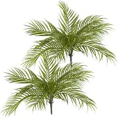 Creativ Green Kunstpalme "Palmblattbusch" mit naturgetreuen Palmwedeln