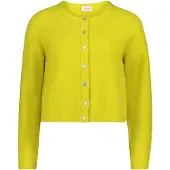 Cartoon Strick-Cardigan Damen gelb, 36 830321-0002-00360