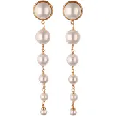 NAEMI Women Earrings in White Gold | Gr.: onesize