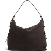 Ted Baker Leder Umhängetasche Anniyse TB Script Slouchy Suede Bag Brown braun