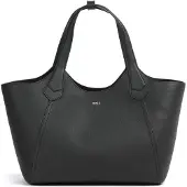 BOSS Tote Bag aus genarbtem Leder mit Logo-Schriftzug Grösse ONESI
