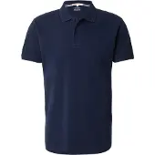 Levi's für Herren. 005FM-0003 Original marineblaues Poloshirt (L), Lässig, Baumwolle, Kurzarm