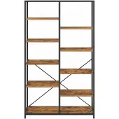 Songmics Standregal, Bücherregal mit 5 Ebenen, Aufbewahrungsregal LLSB35155B01