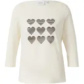 Comma T-shirts Offwhite Größe: 42 | Hemden Outlet | Damen | Weiß