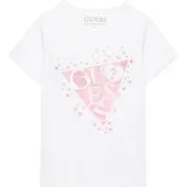 GUESS T-Shirt K6RI00 K6YW4 Weiß Regular Fit