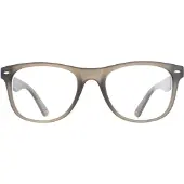 Montana Square Unisex-Brille Grau