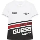 GUESS T-Shirt N6RI06 K8HM4 Weiß Regular Fit