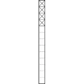 Siedle S. & Soehne Kommunikations-Stele 1,3m sil/met 4Mod KSF 613-4 SM