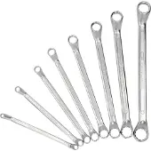 Ks Tools COMPETITION Doppel-Ringschlüssel-Satz, gekröpft, 8-tlg.
