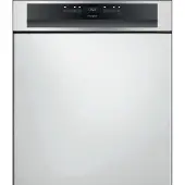 Whirlpool WBO 3T133 PF X, Voll integriert, Standardgröße (60 cm), Grau, Grau, Tasten, 0,13 m