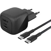 Belkin Usb-c 45w Pd Pps + Usb-c Kabel Wca013kq1mbk-b6 Usb-c-ladegerät