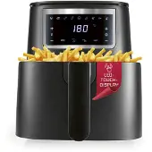 DS Produkte GOURMETmaxx Heißluftfritteuse 4 l - Touch, Timer, 8 Programme und Shake-Reminder