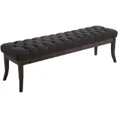 CLP Sitzbank Ramses Stoff Antik-Dunkel Dunkelgrau/150 cm