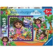 Ravensburger - Dora the Explorer 3x49p (12004197)