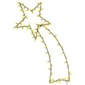 vidaXL Weihnachtsbeleuchtung Sternschnuppen-Silhouette 115 LEDs