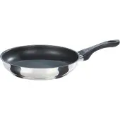 GSW Century FRY PAN 860246/860253 Bratpfanne, 24 cm max. Durchmesser, Edelstahl, Induktionsherd-geeignet, Antihaftbeschichtung